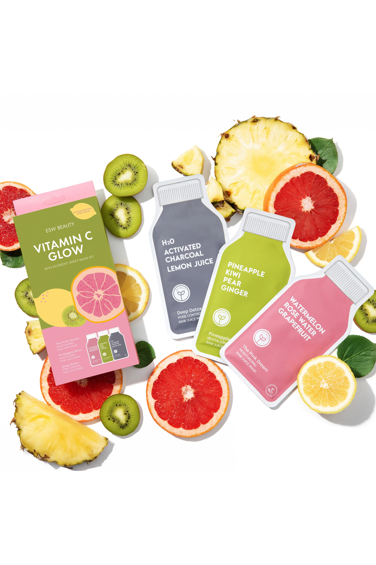 ESW BEAUTY - Vitamin C Glow Sheet Mask Set