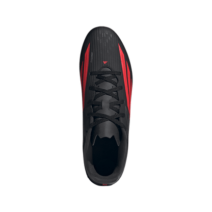 adidas F50 CLUB FG/MG Soccer Cleats | Core Black / Lucid Red / Core Black | Men's