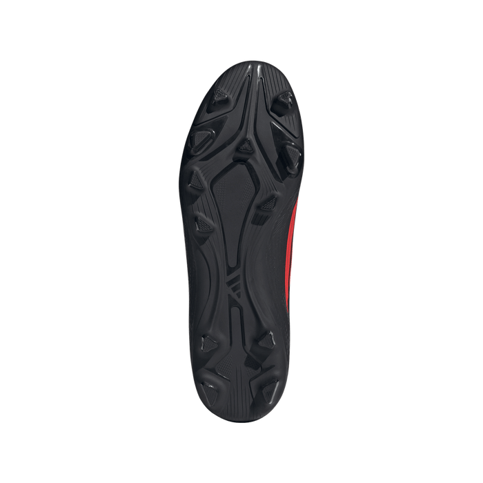 adidas F50 CLUB FG/MG Soccer Cleats | Core Black / Lucid Red / Core Black | Men's