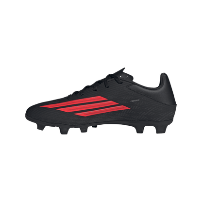 adidas F50 CLUB FG/MG Soccer Cleats | Core Black / Lucid Red / Core Black | Men's