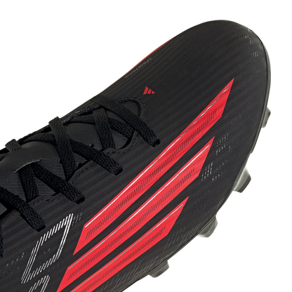adidas F50 CLUB FG/MG Soccer Cleats | Core Black / Lucid Red / Core Black | Men's