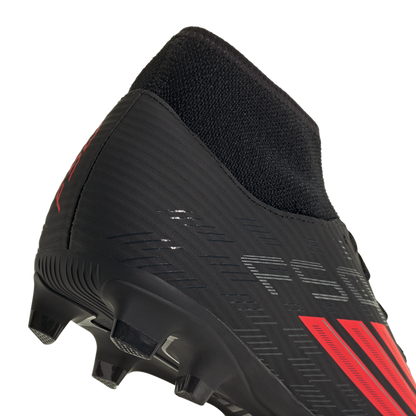 adidas F50 CLUB Mid Cut Firm Ground / Multi Ground Soccer Cleats | Core Black / Lucid Red | Men's