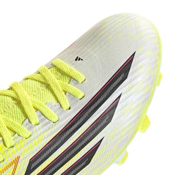 adidas F50 CLUB Mid Cut Firm Ground / Multi Ground Soccer Cleats | Team Solar Yellow 2 / Core Black / Lucid Red | Men's