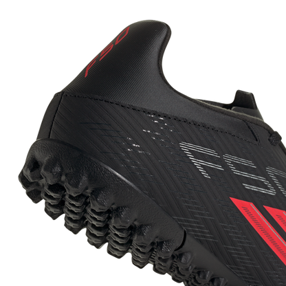 adidas F50 CLUB Turf Soccer Cleats | Core Black / Lucid Red | Men's