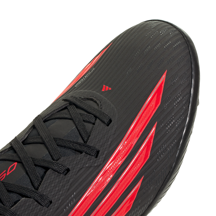 adidas F50 LEAGUE Turf Soccer Cleats | Core Black / Lucid Red | Men's