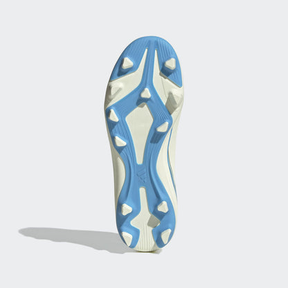 adidas F50 Messi Club Firm Ground Soccer Cleats | Ivory / Ice Blue | Kid's