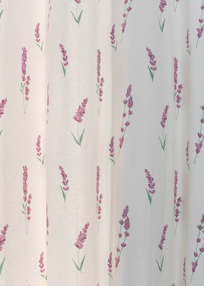 Fields printed cotton Fabric - Lavender