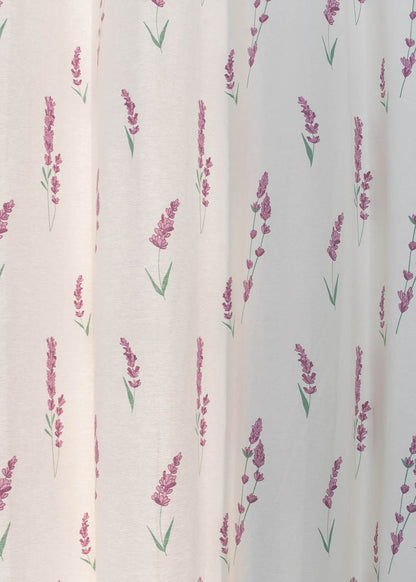 Fields printed cotton Fabric - Lavender