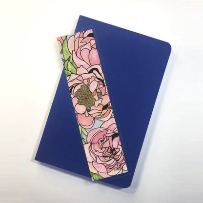 PinkPolish Design Bookmarks "Floral Carpet" 2-Sided Bookmark