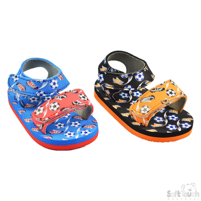 Football Print EVA Sandals (15/24M)-E16
