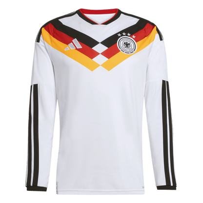 adidas Germany 26 Home Long Sleeve Jersey | White | Men's