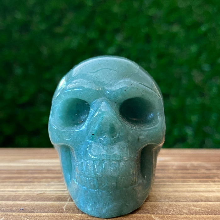 Green Aventurine Skull