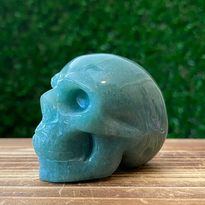 Green Aventurine Skull