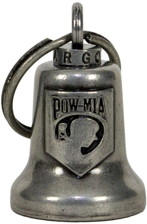 Gun Metal POW-MIA Biker Bell