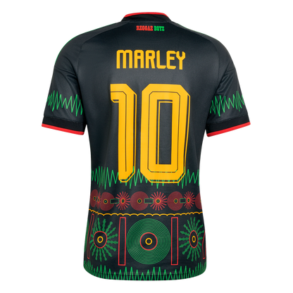 adidas Jamaica 26 x Bob Marley 10 Away Jersey | Black | Men's