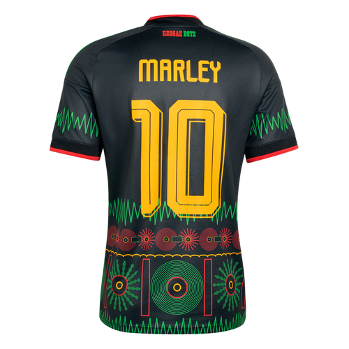 adidas Jamaica 26 x Bob Marley 10 Away Jersey | Black | Men's