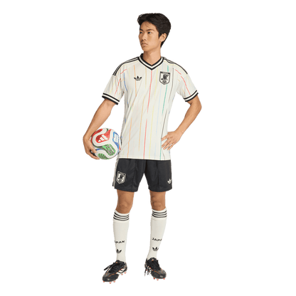 adidas Japan 26 Away Jersey | Off White / Black | Men's