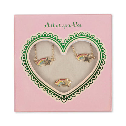 Konges Slojd - Jewellery Set - Rainbow Star