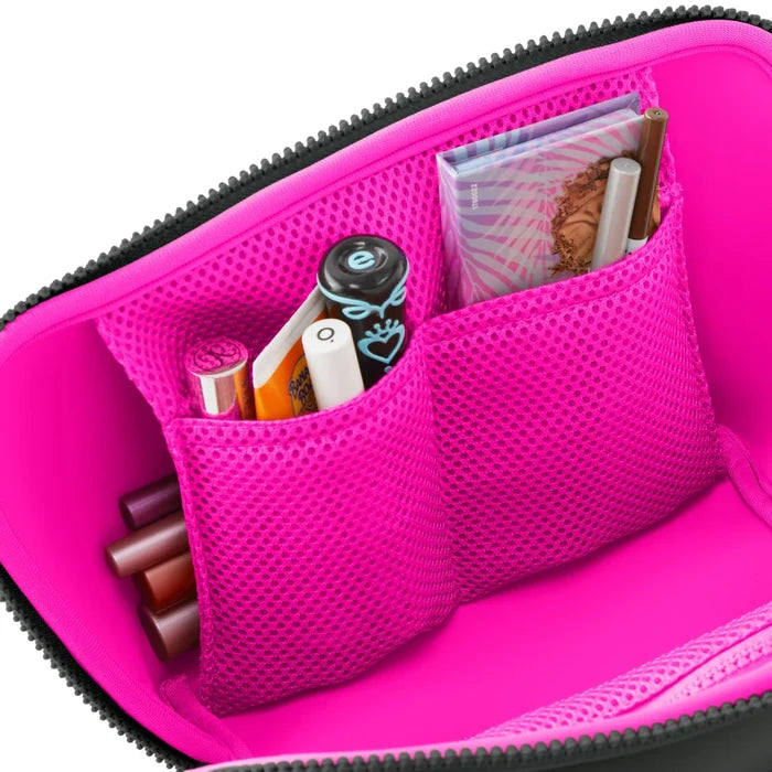 Black/Pink, interior mesh pockets