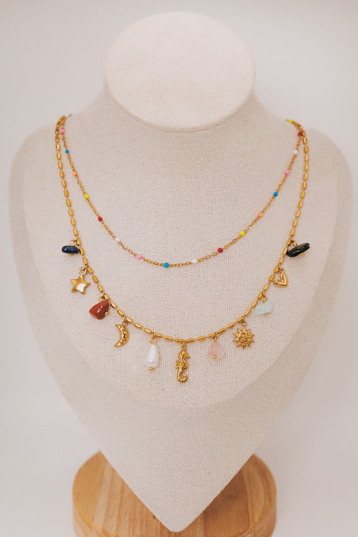 Oceanic Feeling Necklace - 18K Gold Plated