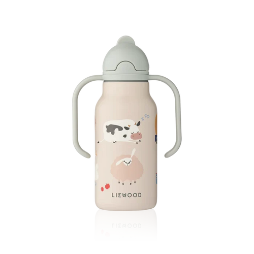 Liewood – Kimmie Water Bottle 250ml – Farmlife / Sandy