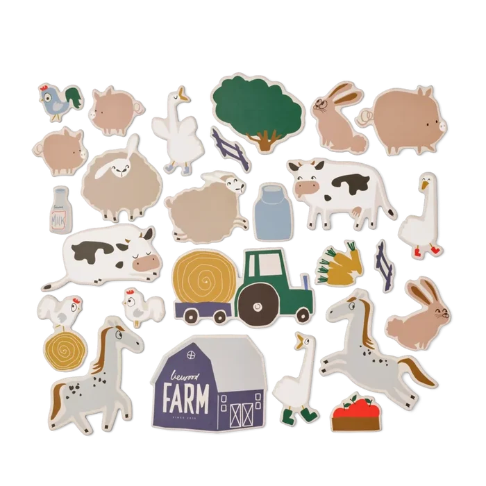 Liewood – Vento Farmlife Magnets – Farmlife / Sandy