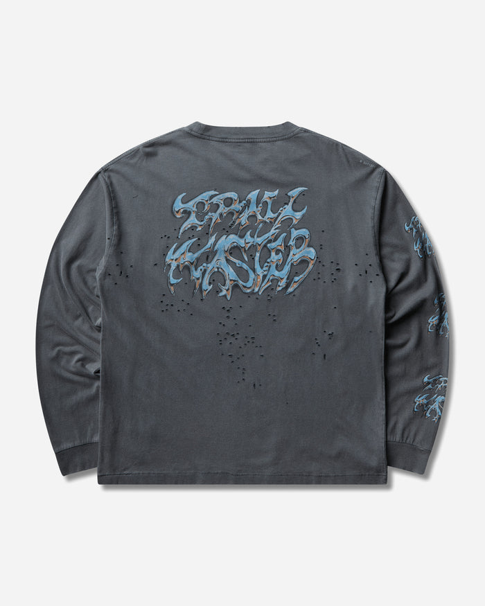 Satisfy Mothtech Long Tee Faded Black ScorpSleecePr T-Shirts Longsleeve 11073-01A40 01A40