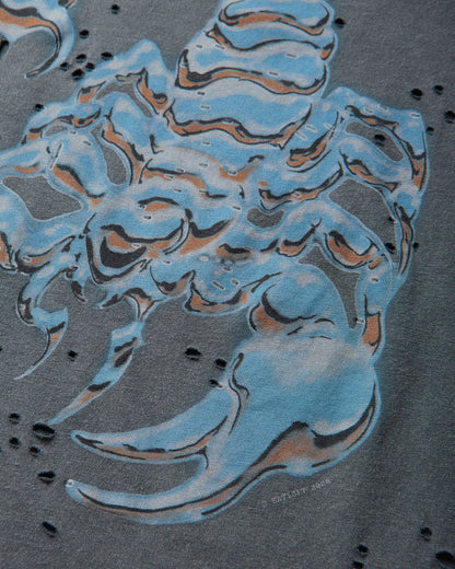 Satisfy Mothtech Long Tee Faded Black ScorpSleecePr T-Shirts Longsleeve 11073-01A40 01A40