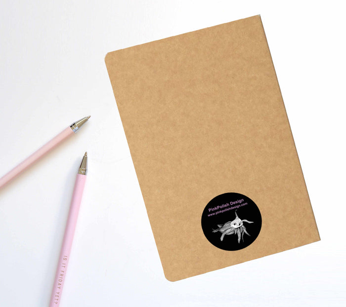 PinkPolish Design Notebook "Mermaid Daydream" Fantasy Inspired Notebook / Sketchbook / Journal