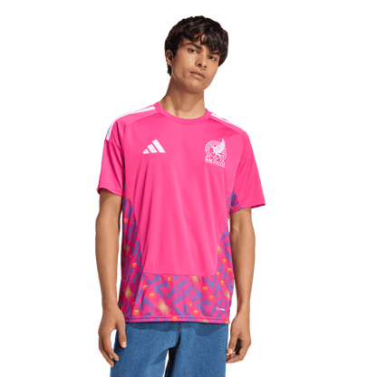 adidas Mexico 26 Home Goalkeeper Jersey | Team Real Magenta | Men's