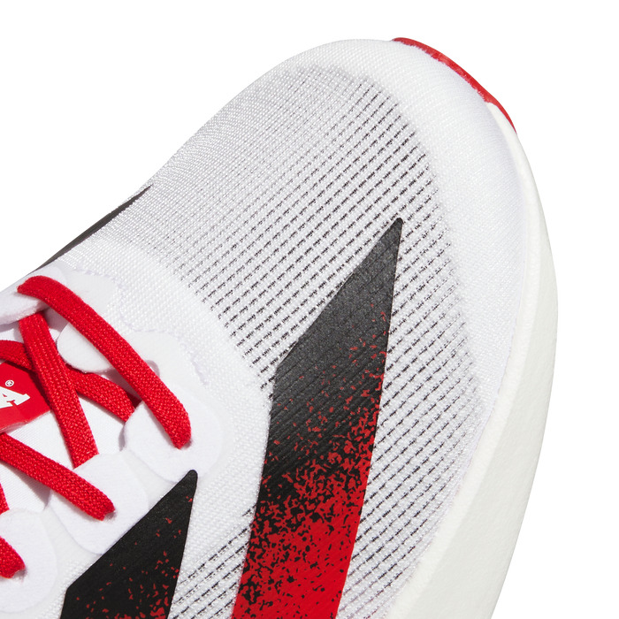 adidas Nebraska Cornhuskers Adizero Evo SL Running Shoes | Cloud White / Team Power Red / Core Black | Men's