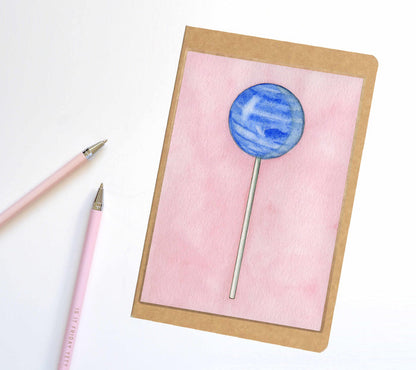 PinkPolish Design Notebook "Neptune Planet Pop" Notebook / Sketchbook / Journal