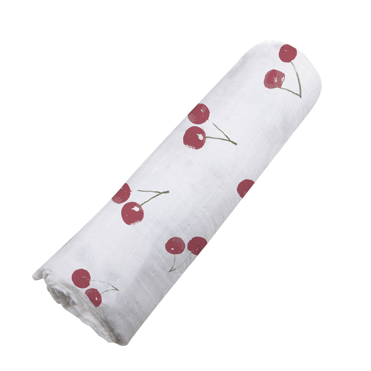 BABY - Sweetheart Cherry Bamboo Swaddle