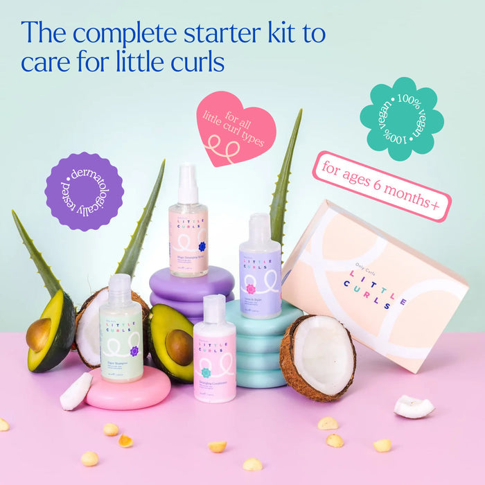 Only Curls – Kids’ Curly Haircare Set – Little Curls Starter Pack