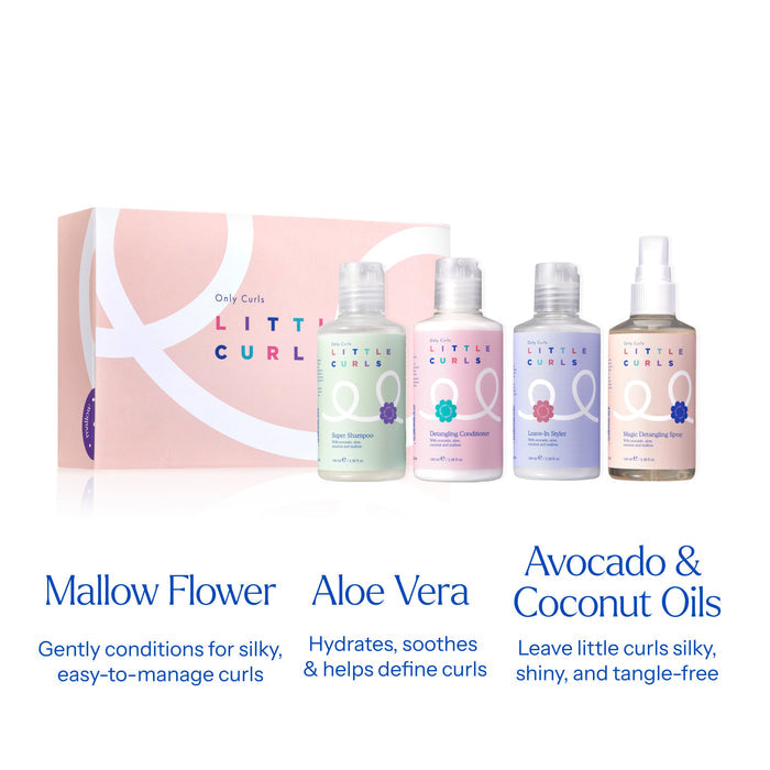 Only Curls – Kids’ Curly Haircare Set – Little Curls Starter Pack