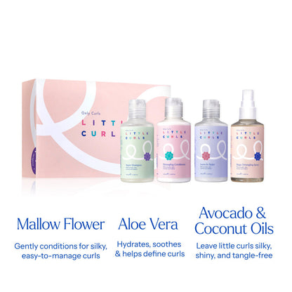 Only Curls – Kids’ Curly Haircare Set – Little Curls Starter Pack