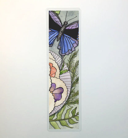 PinkPolish Design Bookmarks "Pansy Shortbread" 2-Sided Bookmark