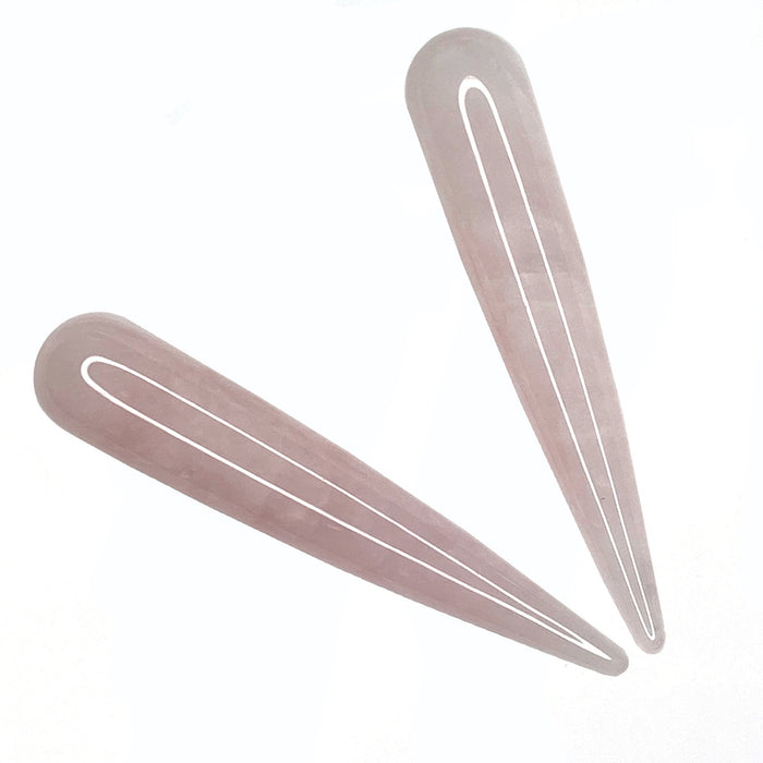 Pink Rose Quartz Massage Wand Design 1 - Locco Decor