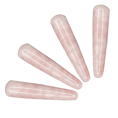 Pink Rose Quartz Massage Wand Design 1 - Locco Decor
