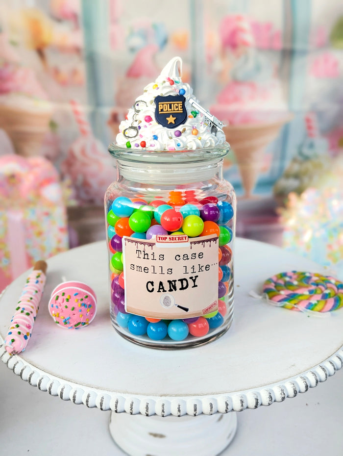 Police Detective Candy Jar