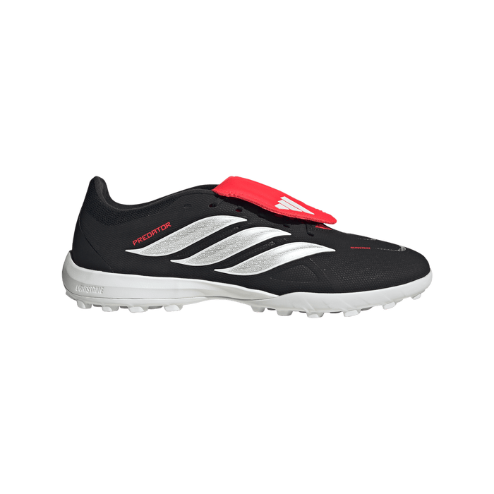 adidas Predator 24 League FT Turf Boots | Core Black / Cloud White / Lucid Red | Men's