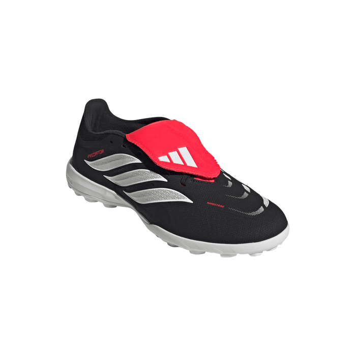 adidas Predator 24 League FT Turf Boots | Core Black / Cloud White / Lucid Red | Men's