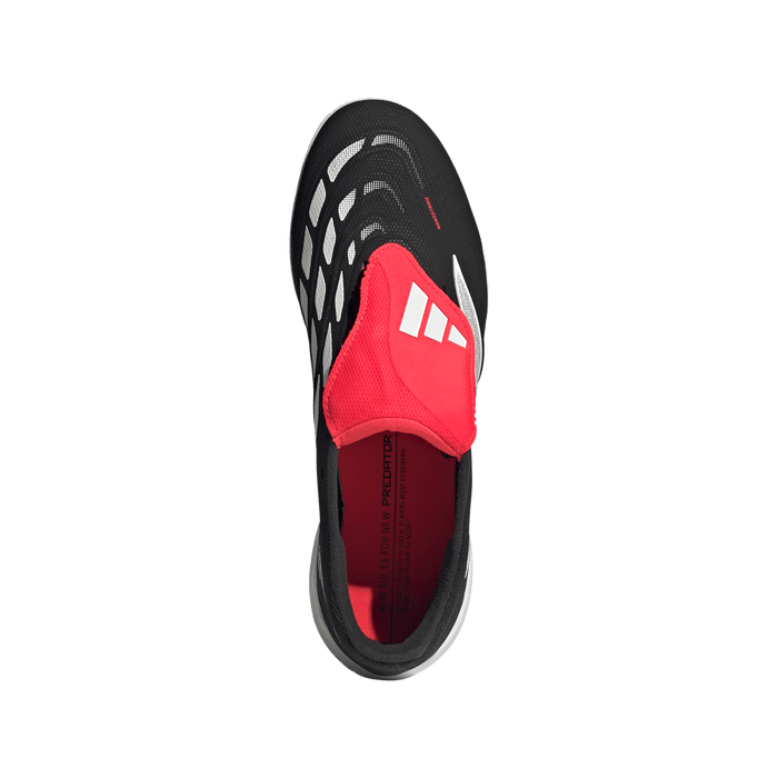 adidas Predator 24 League FT Turf Boots | Core Black / Cloud White / Lucid Red | Men's