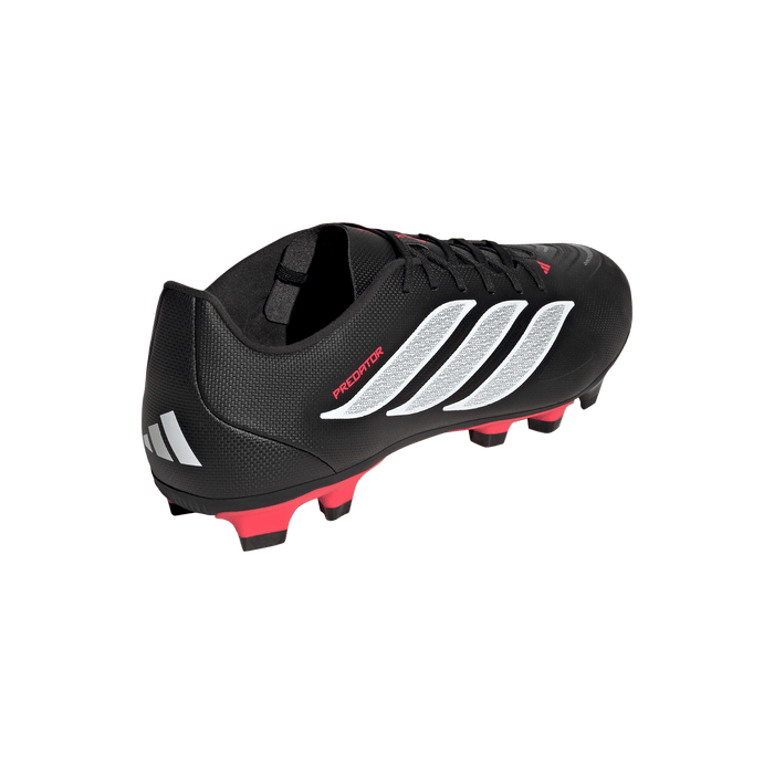 adidas PREDATOR CLUB Firm Ground/Multi Ground Soccer Boots | Core Black / Cloud White / Lucid Red | Men's