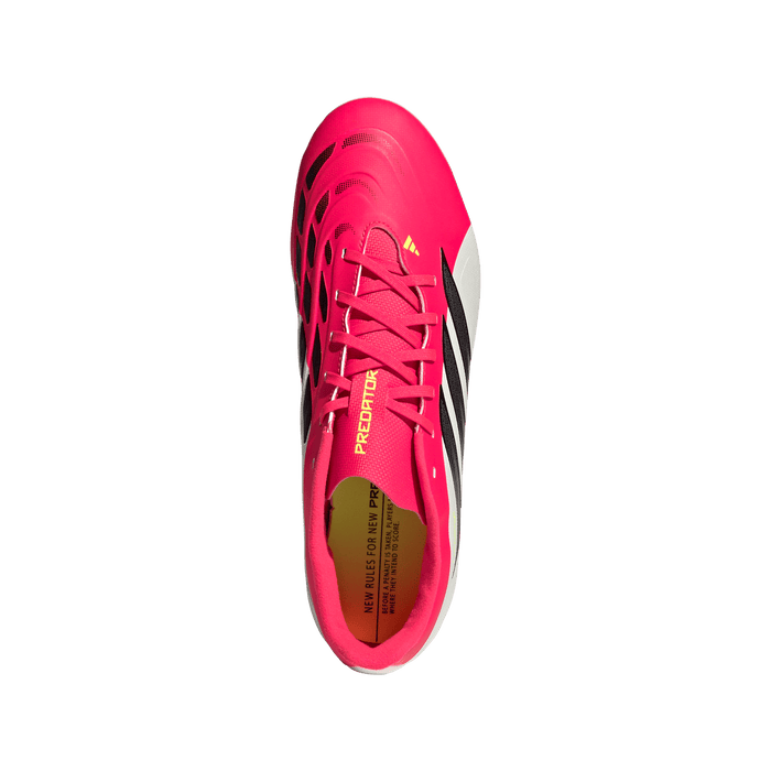 adidas PREDATOR CLUB Firm Ground/Multi Ground Soccer Cleats | Lucid Red / Core Black / Cloud White | Men's