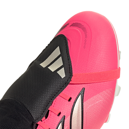 adidas Predator Club Fold-Over Tongue FG Soccer Cleats | Solar Turbo / Iron Metallic / Core Black | Men's