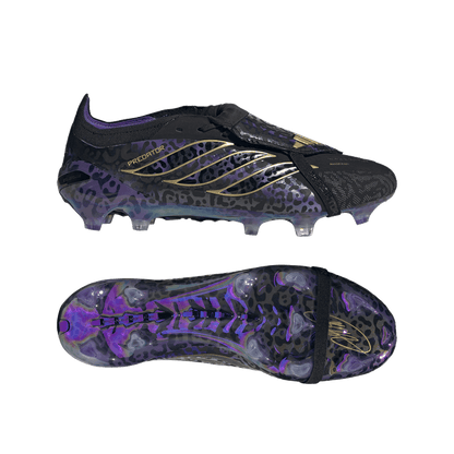 adidas Predator Elite Fold-Over Tongue Firm Ground Soccer Cleats Kaka | Core Black / Gold Metallic / Core Black | Men's
