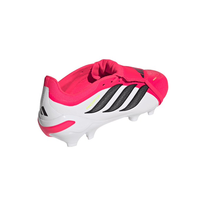 adidas PREDATOR LEAGUE Fold-Over Tongue Firm Ground Soccer Cleats | Lucid Red / Core Black / Cloud White | Men's
