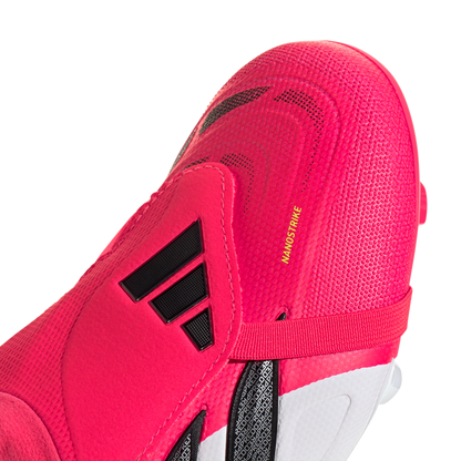 adidas PREDATOR LEAGUE Fold-Over Tongue Firm Ground Soccer Cleats | Lucid Red / Core Black / Cloud White | Men's