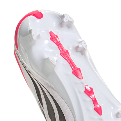 adidas PREDATOR LEAGUE Fold-Over Tongue Firm Ground Soccer Cleats | Lucid Red / Core Black / Cloud White | Men's